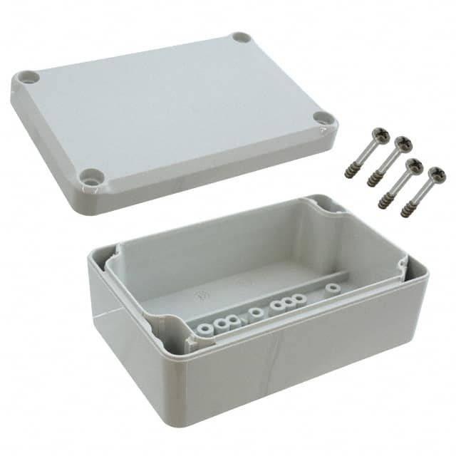 EM 208 BOX PLAS GRAY 3.858"L X 2.520"W
