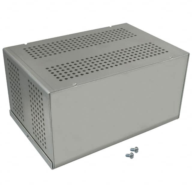 PERF-141 PLAIN CHASSIS ALUM UNPAINTED 6"L X 4"W