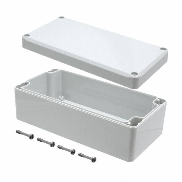 EM 220 BOX PLAS GRAY 6.299"L X 3.150"W