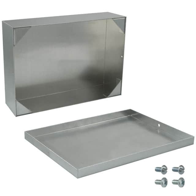 572-C PLAIN ALUMINUM CHASSIS ALUM UNPAINTED 5"L X 7"W