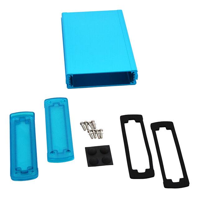 EXN-23355-BLP BOX ALUM BLU/TRN BLU 6.7"LX4.5"W