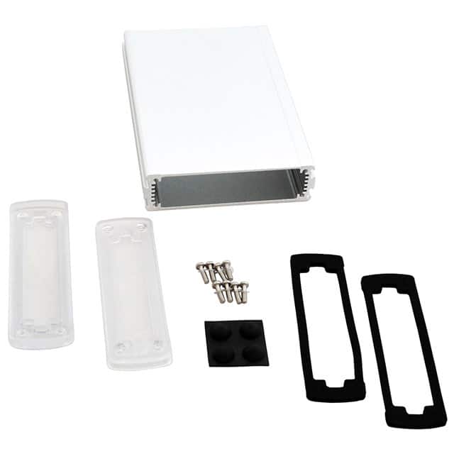 EXN-23355-SVP BOX ALUM CLR/SLV 6.65"L X 4.48"W
