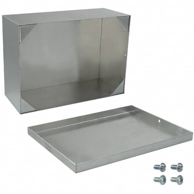 573-C PLAIN ALUMINUM CHASSIS ALUM UNPAINTED 5"L X 7"W
