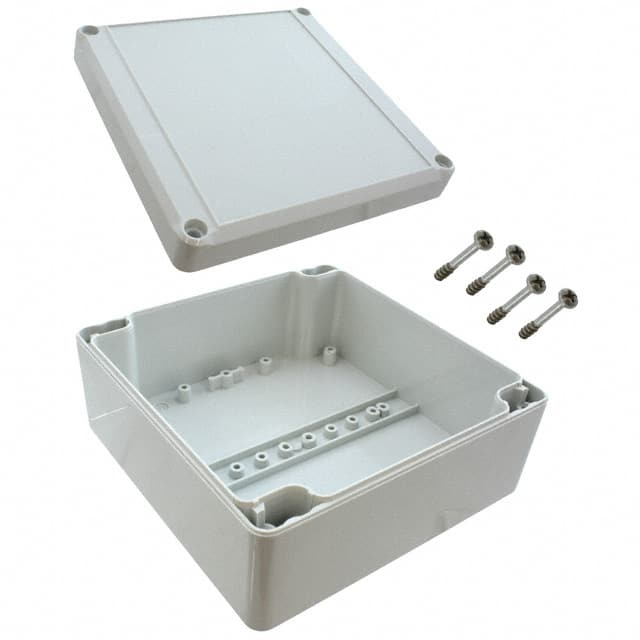EM 217 F BOX PLAS GRAY 4.803"L X 4.724"W