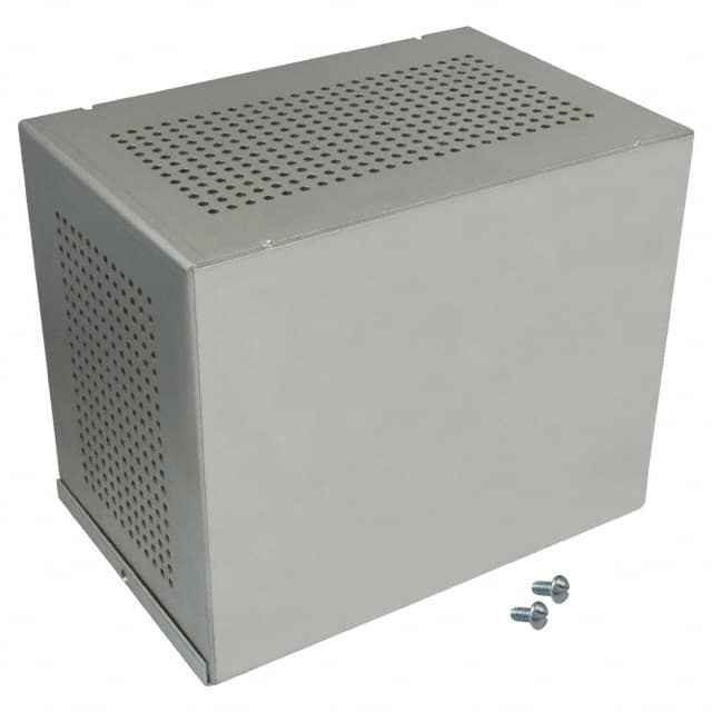 PERF-142 PLAIN CHASSIS ALUM UNPAINTED 6"L X 4"W