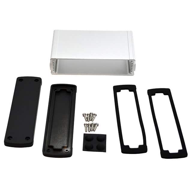 EXN-23359-SV BOX ALUM BLK/SLV 3.5"L X 5.77"W