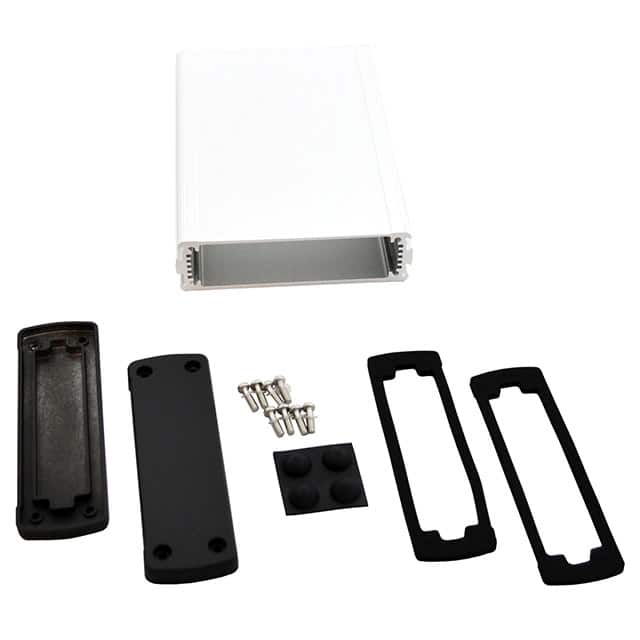 EXN-23355-SV BOX ALUM BLK/SLV 6.65"L X 4.48"W