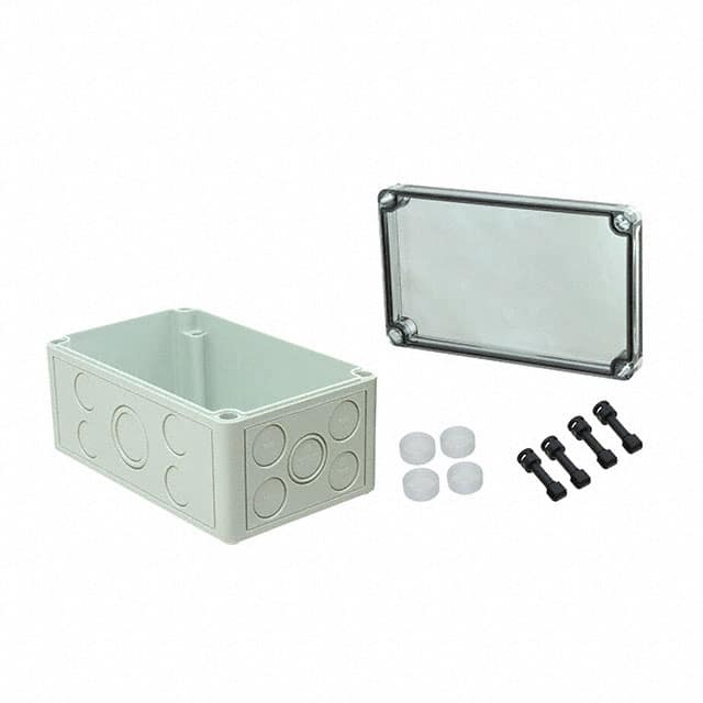 116-006 BOX PLAS GRAY 7.090"L X 4.330"W