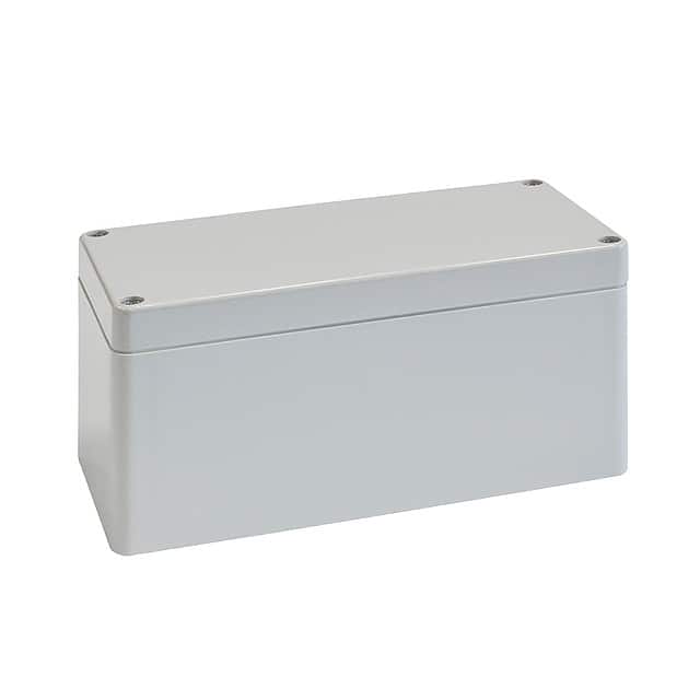 02231000 BOX PLASTIC GRAY 6.3"L X 3.15"W