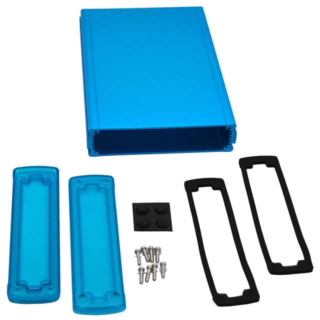 EXN-23362-BLP BOX ALUM BLU/TRN BLU 8.2"LX5.8"W
