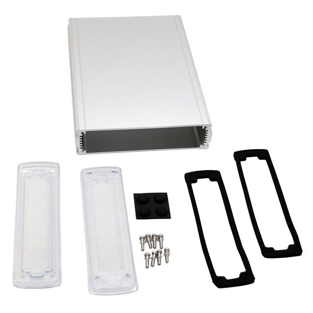 EXN-23362-SVP BOX ALUM CLR/SLV 8.23"L X 5.77"W