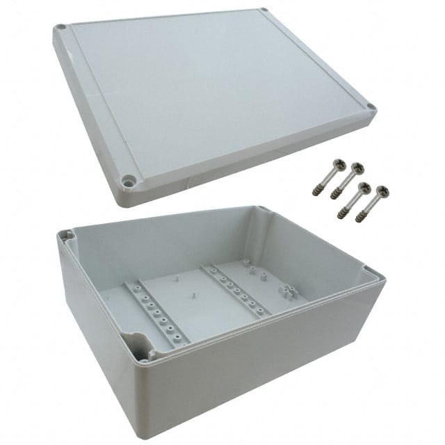 EM 223 F BOX PLAS GRAY 7.874"L X 5.906"W