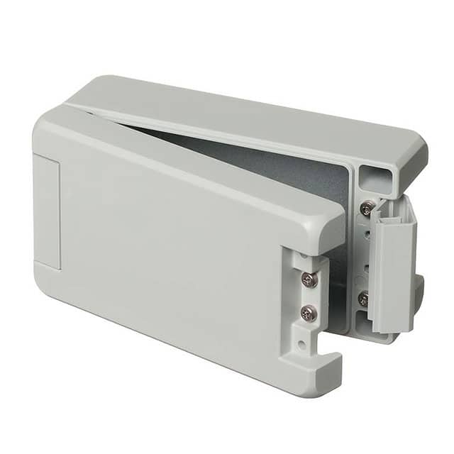 00113125 BOX ALUM GRAY 6.260"L X 3.386"W