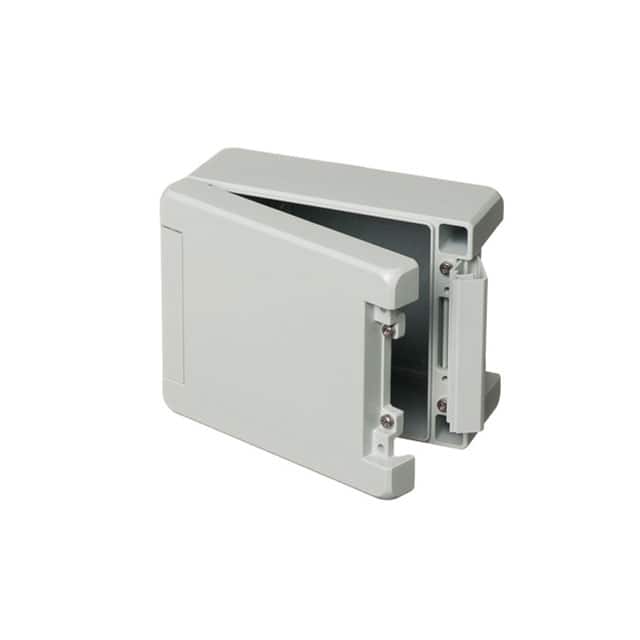 00113225 BOX ALUM GRAY 6.260"L X 5.039"W