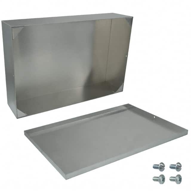 8123-C PLAIN ALUMINUM CHASSIS ALUM UNPTD 8"L X 12"W