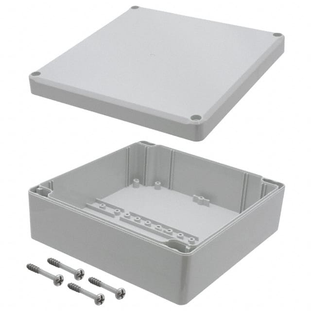EM 218 LP BOX PLAS GRAY 5.906"L X 5.906"W