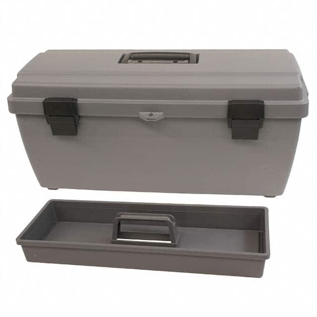 6757HS BOX PLAS GRAY 20.252"L X 8.874"W