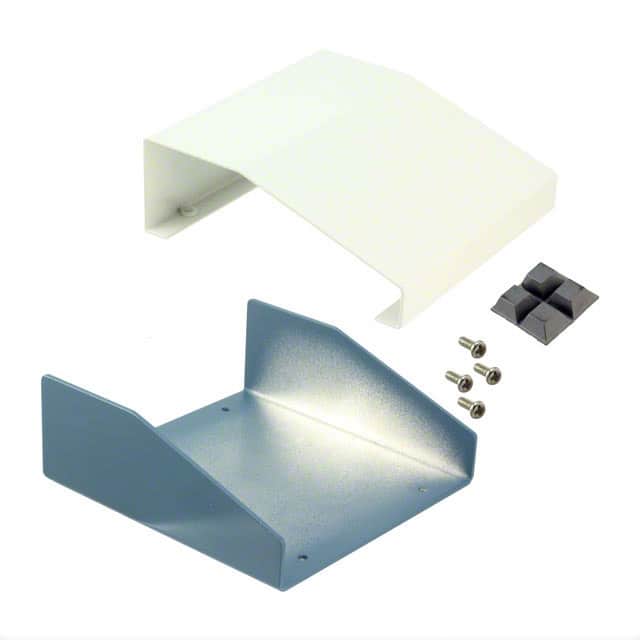 UNC 1 3/4-5-5-BLUE/WHITE CABINET ALUM BLU/WHT 5"L X 5"W