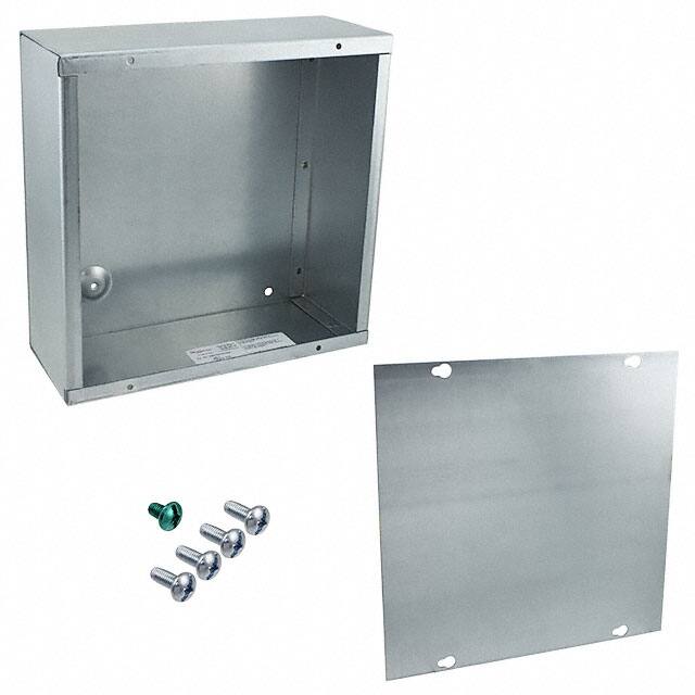 ASG10X10X4NK JUNCTION BOX STL GRY 10"L X 10"W