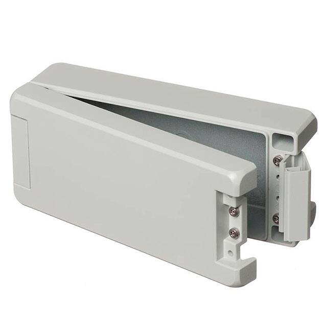 00114125 BOX ALUM GRAY 7.835"L X 3.386"W