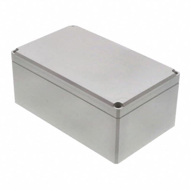 Q20129ABD BOX ABS GRAY 4.724"L X 7.874"W