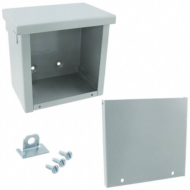 A6R64NK BOX STEEL GRAY 5.984"L X 5.984"W
