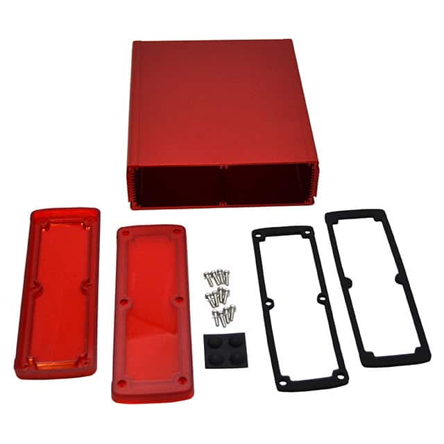EXN-23366-RDP BOX ALUM IR RED/RED 8.23"L X 7"W
