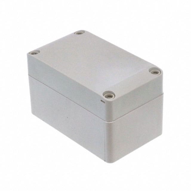 Q1388PCE BOX PLAS GRAY 4.921"L X 3.071"W