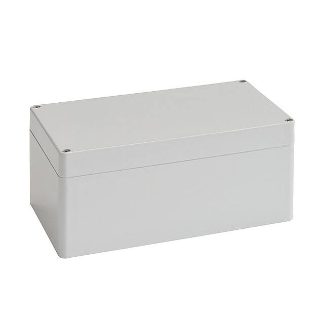 02242000 BOX PLASTIC GRAY 9.45"L X 4.72"W