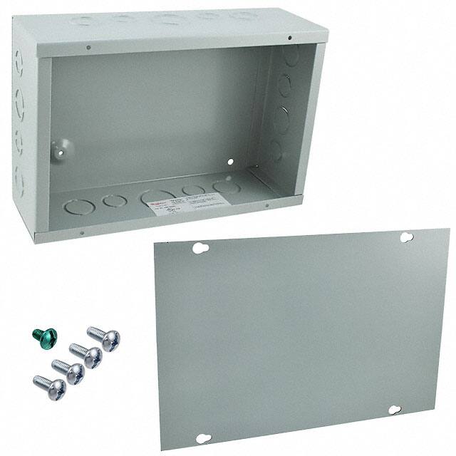 ASE12X8X4 JUNCTION BOX STEEL 12"L X 8"W