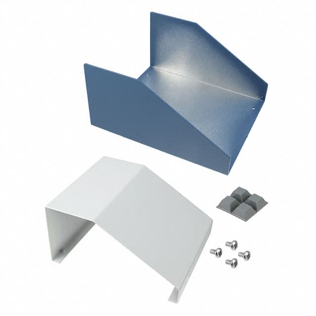 UNC 3 1/2-6-7-BLUE/WHITE CABINET ALUM BLU/WHT 7"L X 6"W