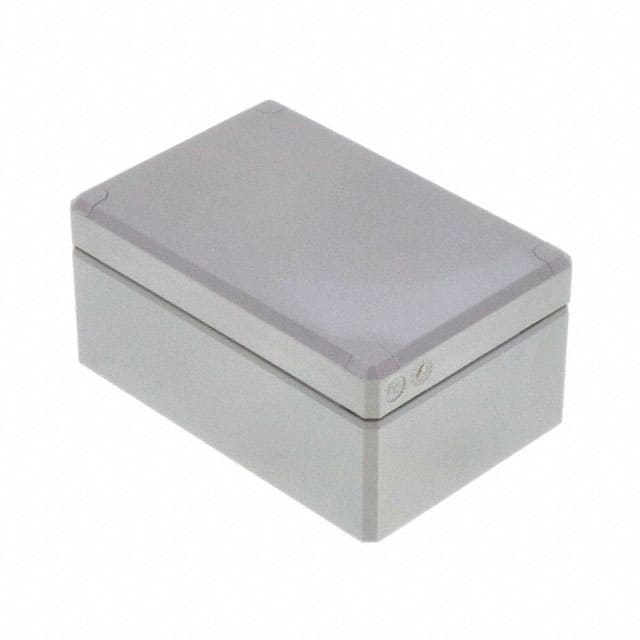 Q1286PCD BOX PLAS GRAY 4.724"L X 3.150"W