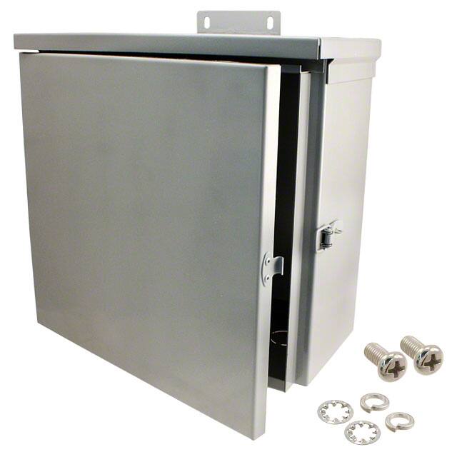 N3R-5807 BOX STEEL GRAY 12"L X 6"W