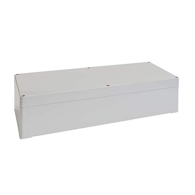02251000 BOX PLASTIC GRAY 14.17"L X 6.3"W