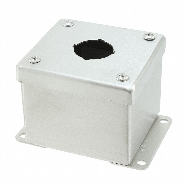 E1PBSS BOX STEEL NAT 3.504"L X 4.252"W