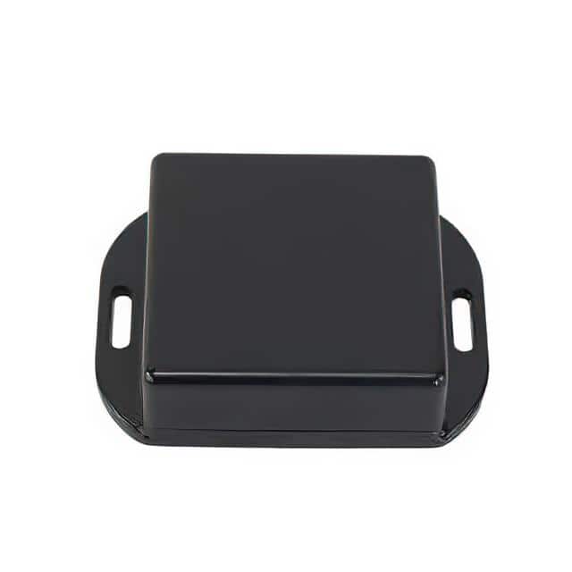 1551WTFLBK 60X60X22MM PC W/GASK FL BK