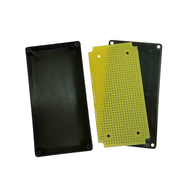 B05-7100 BOX ABS BLACK 4.400"L X 2.200"W