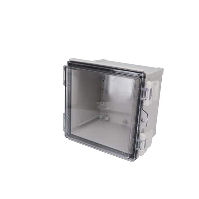 PTR-28482-C HINGED ABS PLASTIC BOX CLEAR COV