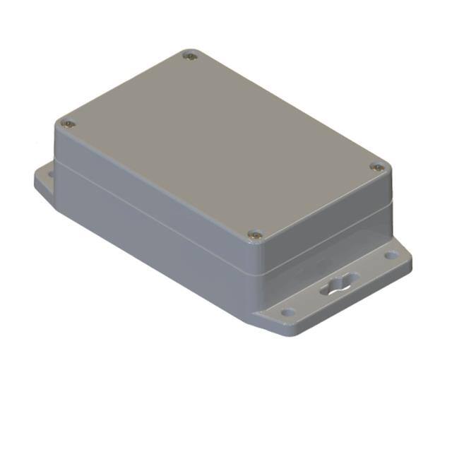RBF53P06G10G GRAY/GRAY FLANGED BASE POLYCARBO