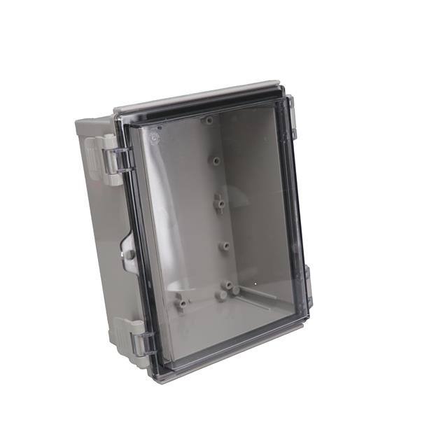 PTR-28483-C HINGED ABS PLASTIC BOX CLEAR COV