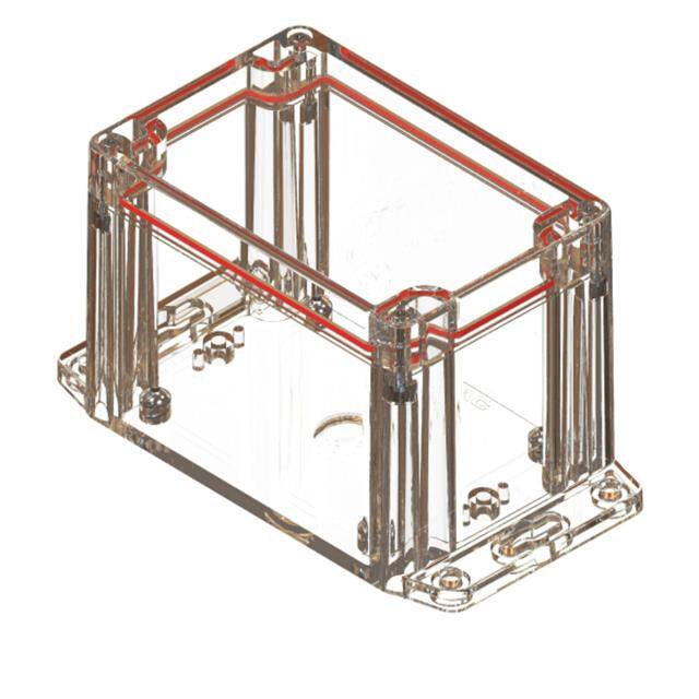 RBF53P06C28C PLASTIC BOX ENCLOSURE WITH FLANG