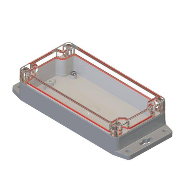 RBF63P06C10G PLASTIC BOX ENCLOSURE WITH FLANG