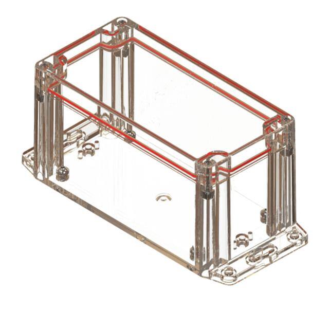 RBF63P06C28C PLASTIC BOX ENCLOSURE WITH FLANG