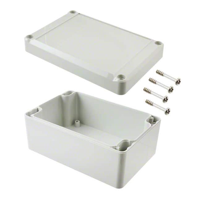 EM 215 F BOX PLAS GRAY 4.724"L X 3.150"W