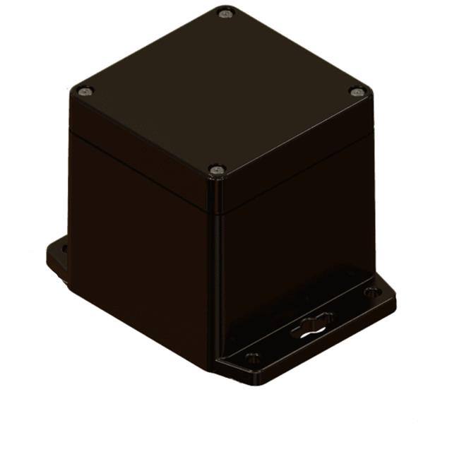RBF33P06B28B BLACK/BLACK FLANGED BASE POLYCAR