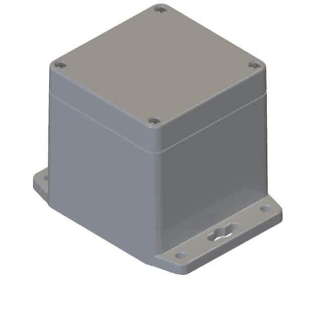 RBF33P06G28G GRAY/GRAY FLANGED BASE POLYCARBO