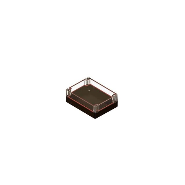 RB65P12C10B BOX PLAS BLK 5.350"L X 3.540"W
