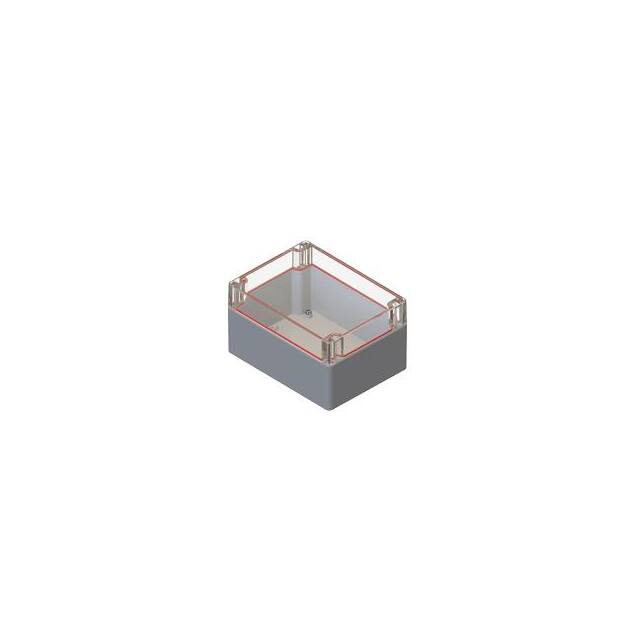 RB65P12C24G BOX PLAS GRAY 5.350"L X 3.540"W