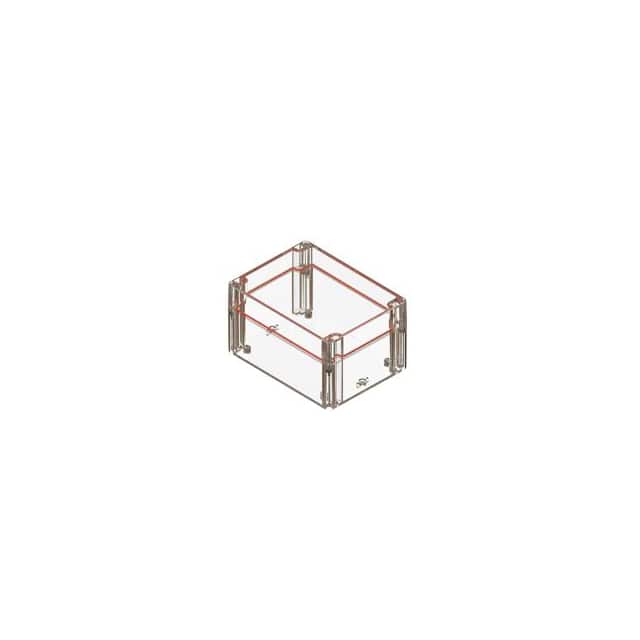 RB65P12C24C BOX PLAS CLR 5.350"L X 3.540"W