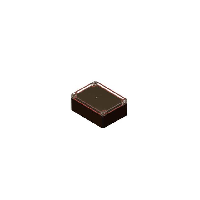 RB65P06C20B BOX PLAS BLK 5.350"L X 3.540"W